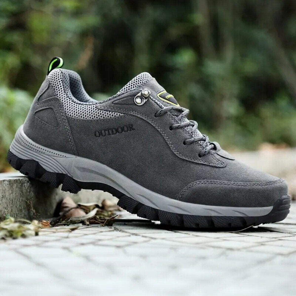 Heren Wandelschoenen Met Schokdempende Zool, Ademend Ontwerp En Ondersteunende Pasvorm