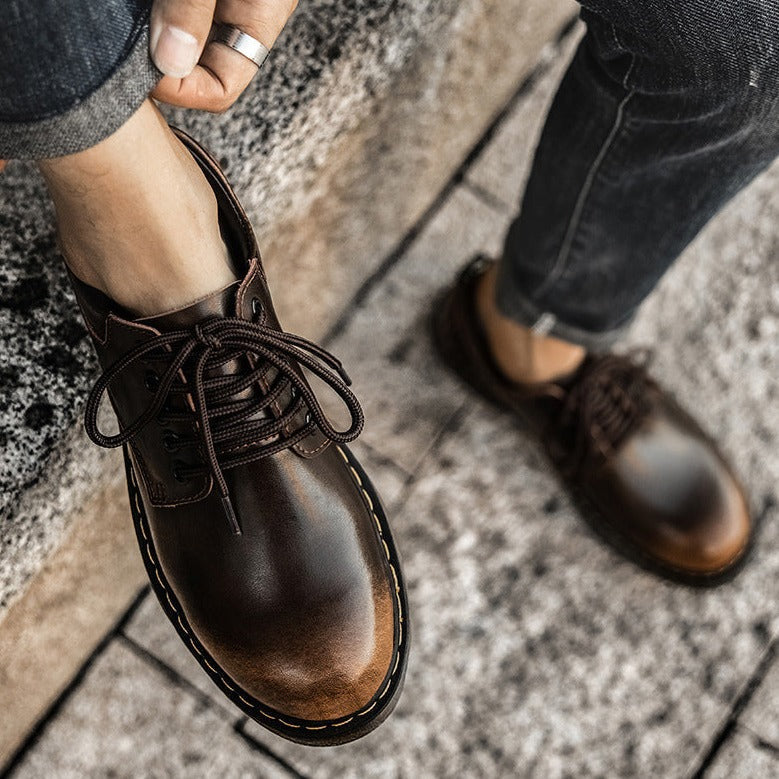 Heren Nette Schoenen Met Antislip Zool En Gestructureerd Bovenwerk