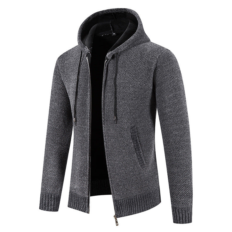Heren Winter Vest Jas Slim Fit Fluwelen Afwerking Rits Sluiting