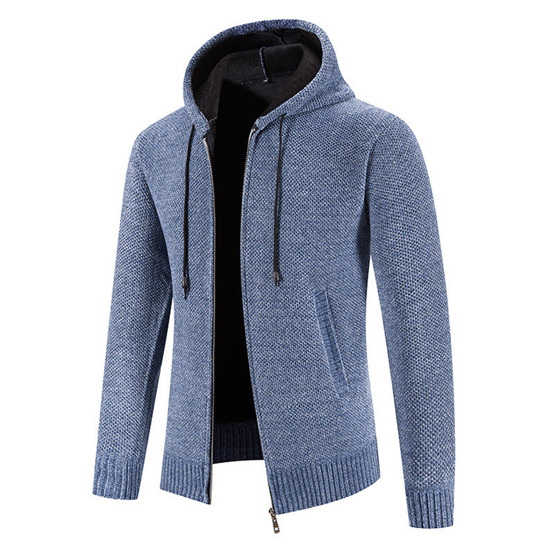 Heren Winter Vest Jas Slim Fit Fluwelen Afwerking Rits Sluiting