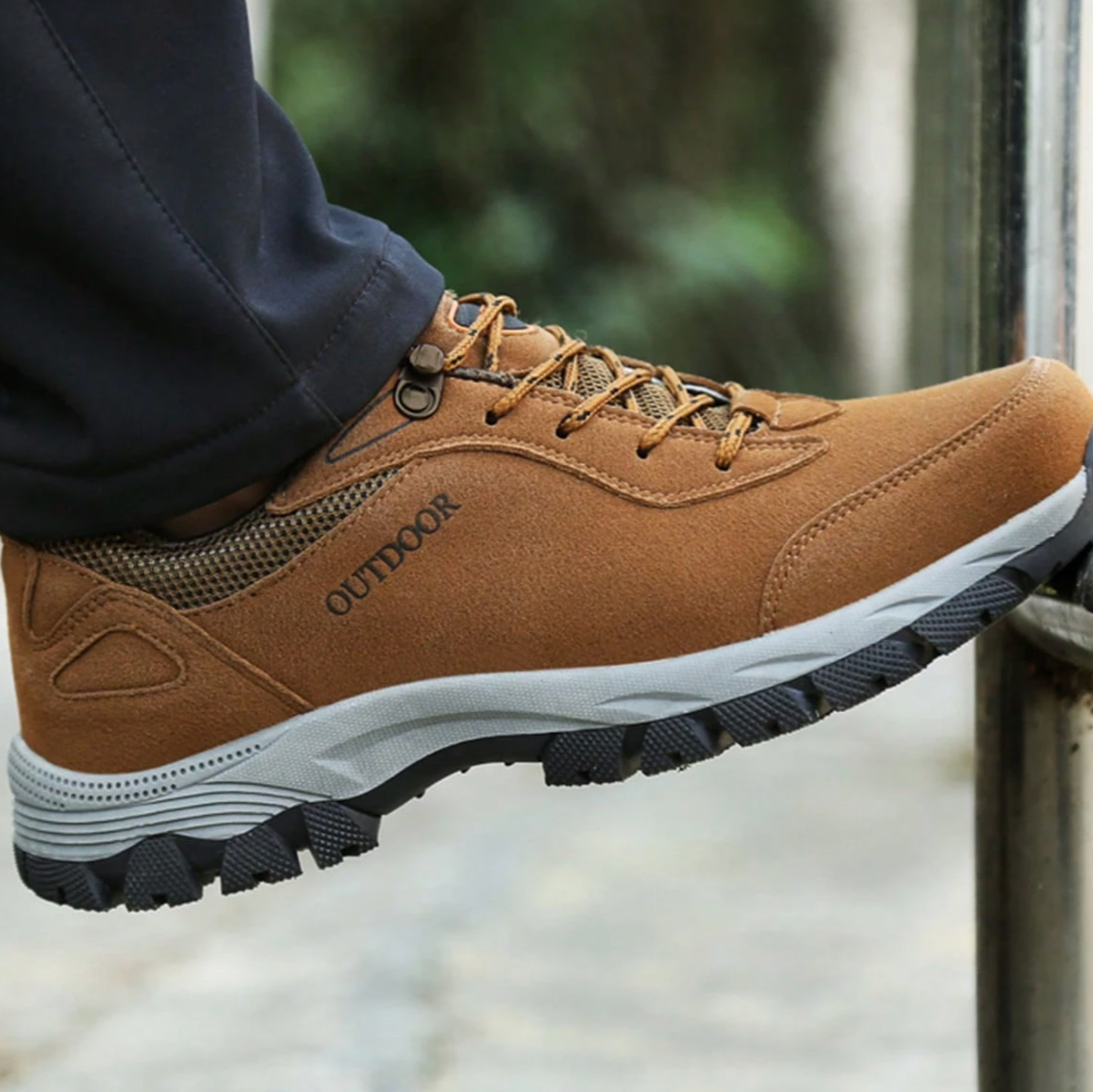 Heren Wandelschoenen Met Schokdempende Zool, Ademend Ontwerp En Ondersteunende Pasvorm