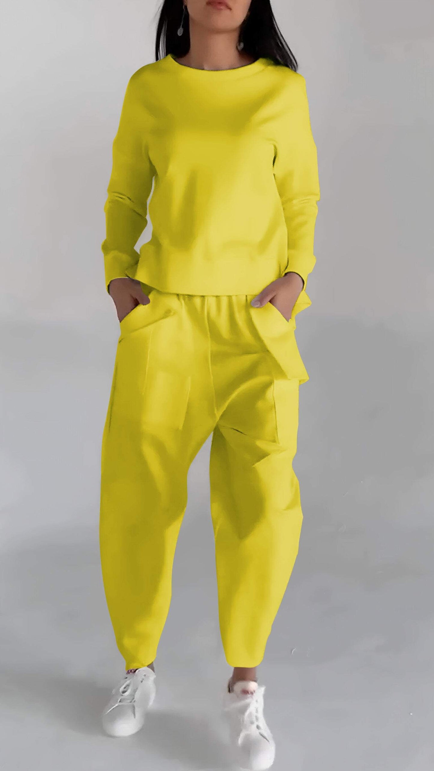 Dames Twee-Delige Set Voor Alle Seizoenen Met Ademend Materiaal En Wasbestendig Ontwerp