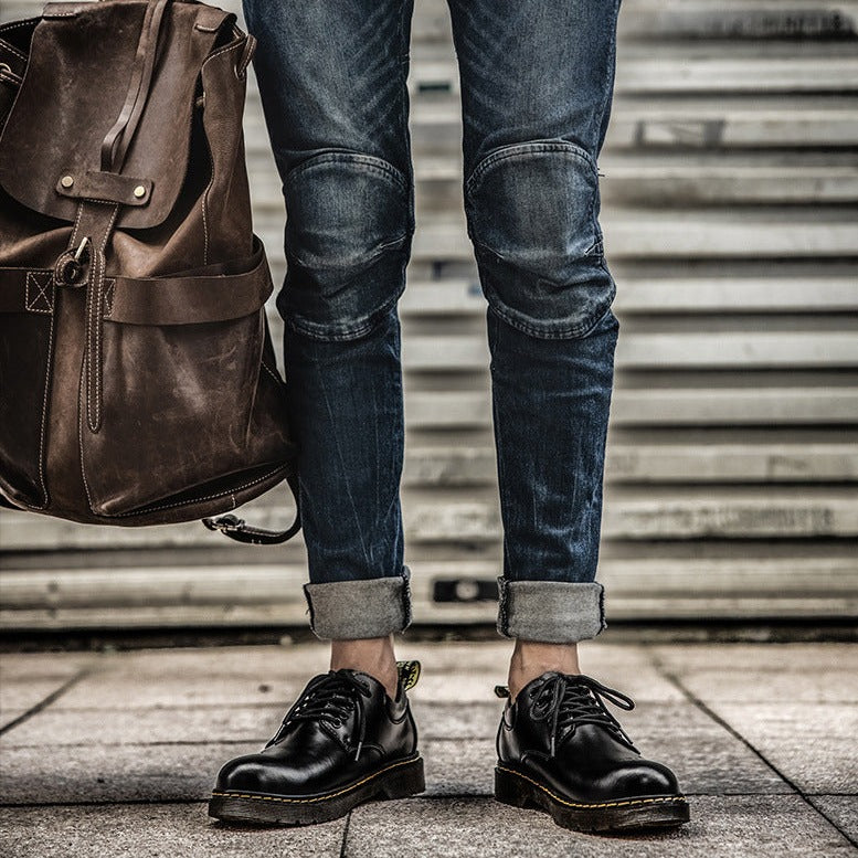 Heren Nette Schoenen Met Antislip Zool En Gestructureerd Bovenwerk
