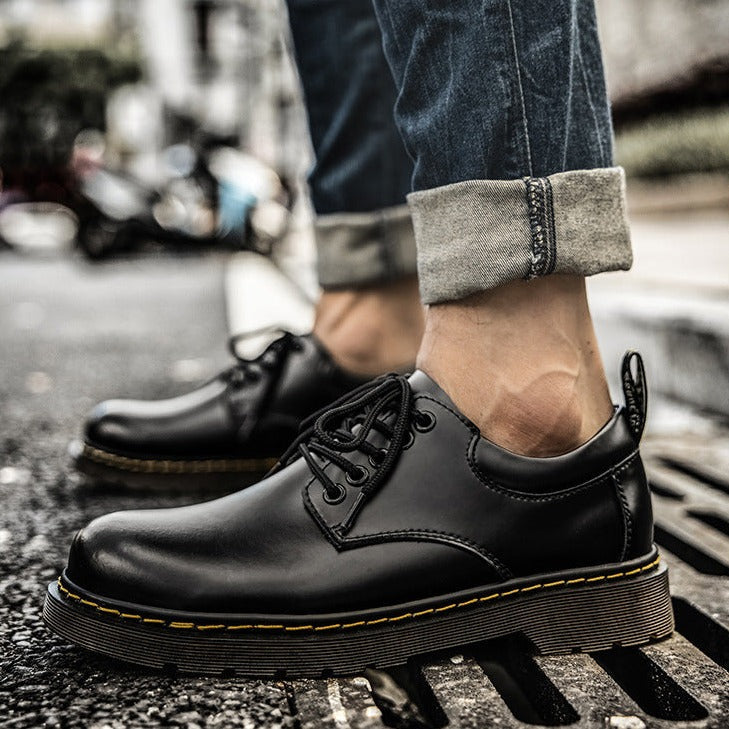 Heren Nette Schoenen Met Antislip Zool En Gestructureerd Bovenwerk
