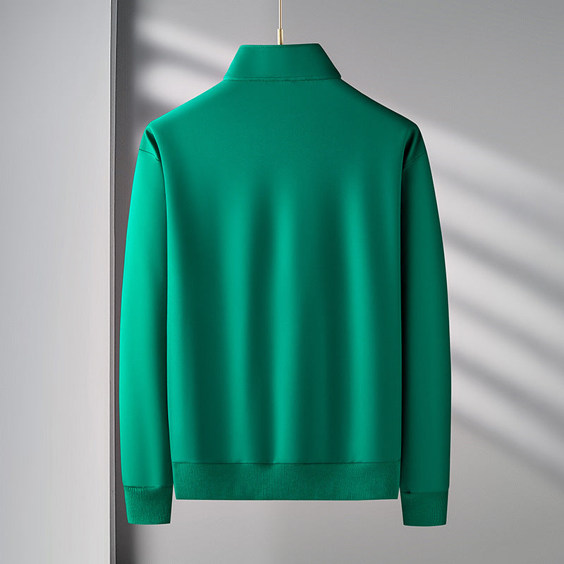 Heren Sportkledingset Tweedelige Set Met Ritsvest Lange Mouwen En Lange Broek