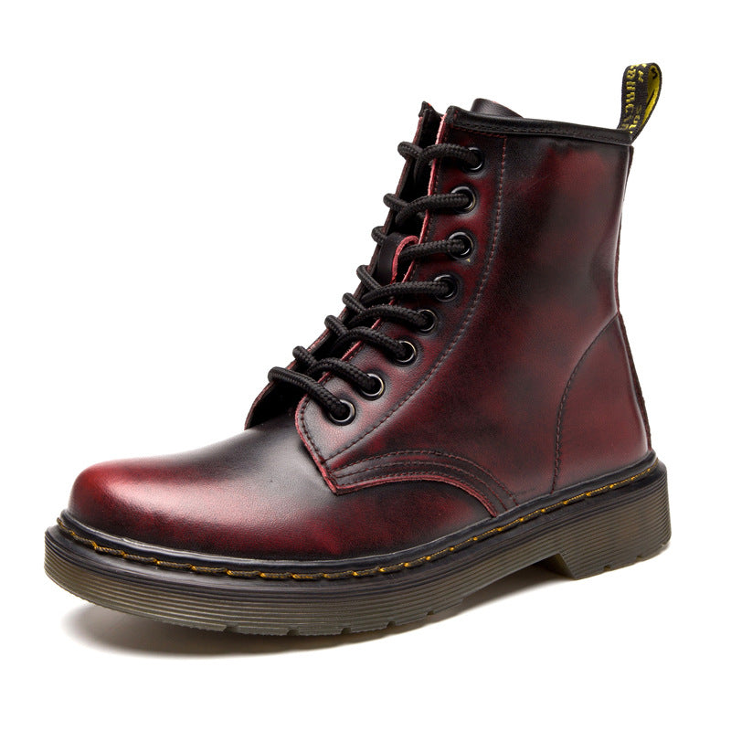 Heren Martin Boots Voor De Herfst Met Dikke Zool En Optionele Katoenen Voering