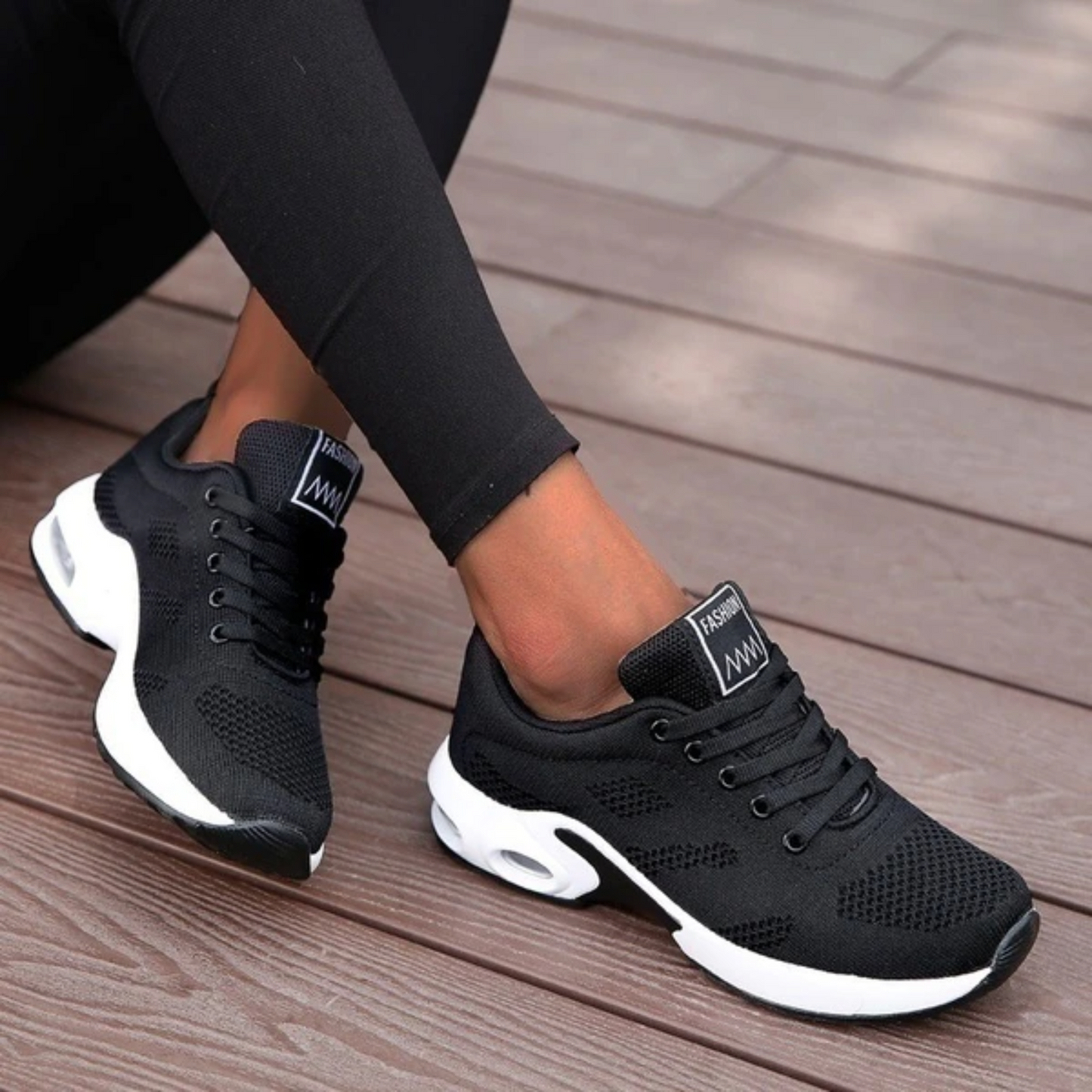 Hardloopsneakers voor Dames met Gewatteerde Zool Ademend Mesh en Lichtgewicht Pasvorm