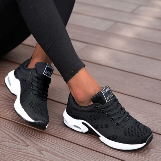 Hardloopsneakers voor Dames met Gewatteerde Zool Ademend Mesh en Lichtgewicht Pasvorm