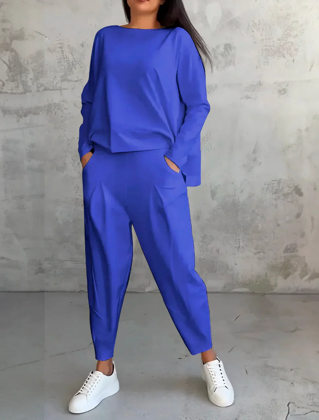 Dames Twee-Delige Set Voor Alle Seizoenen Met Ademend Materiaal En Wasbestendig Ontwerp