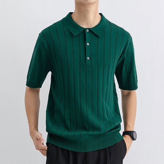 Heren Zomersweater met Korte Mouwen, Ademend Ontwerp en Ontspannen Pasvorm