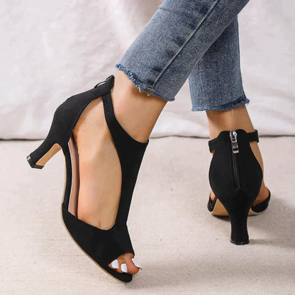 Zomersandalen voor Dames met Voetboogondersteuning Gewatteerde Zool en Open Teen