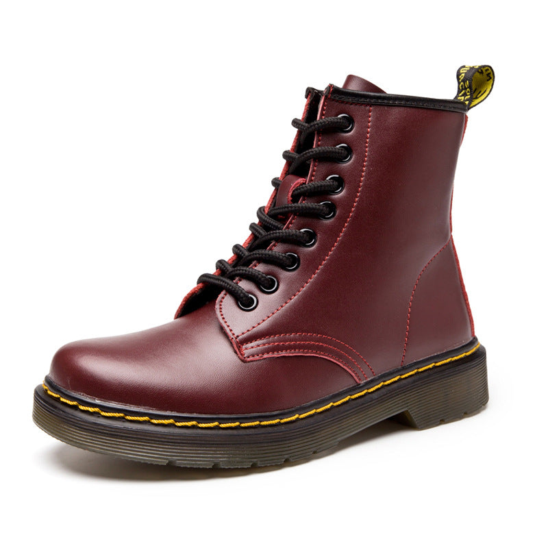 Heren Martin Boots Voor De Herfst Met Dikke Zool En Optionele Katoenen Voering