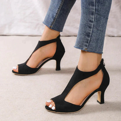 Zomersandalen voor Dames met Voetboogondersteuning Gewatteerde Zool en Open Teen
