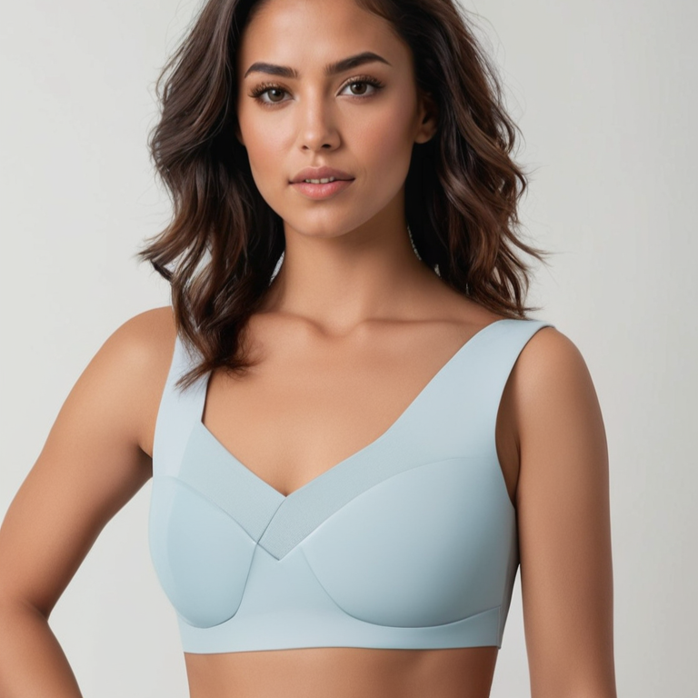 Dames Naadloze Push-Up Beha Met Ondersteuning En Ademend Comfort