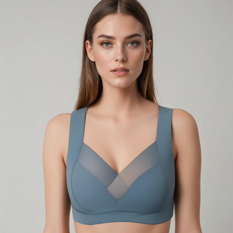 Dames Naadloze Push-Up Beha Met Ondersteuning En Ademend Comfort