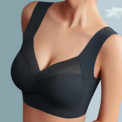 Dames Naadloze Push-Up Beha Met Ondersteuning En Ademend Comfort