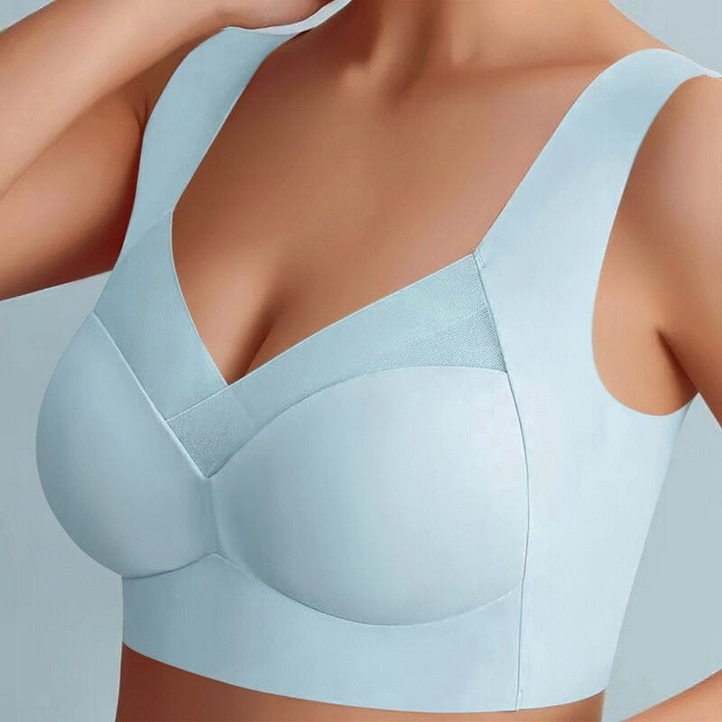 Dames Naadloze Push-Up Beha Met Ondersteuning En Ademend Comfort