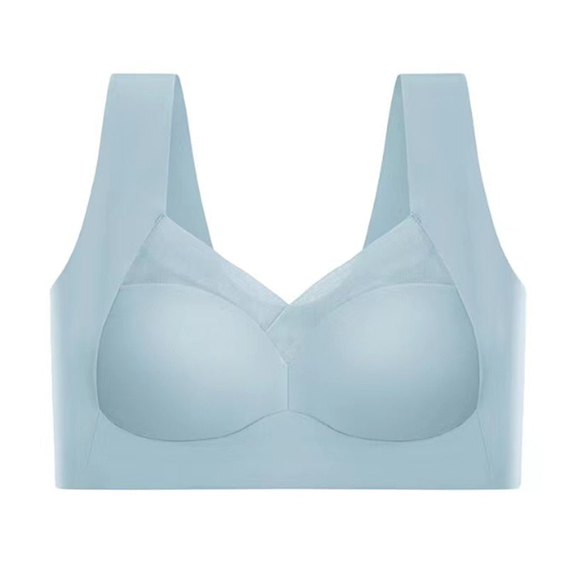 Dames Naadloze Push-Up Beha Met Ondersteuning En Ademend Comfort