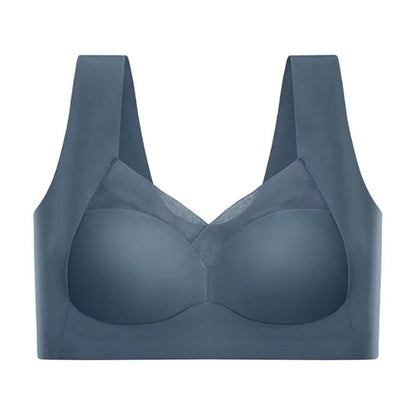 Dames Naadloze Push-Up Beha Met Ondersteuning En Ademend Comfort