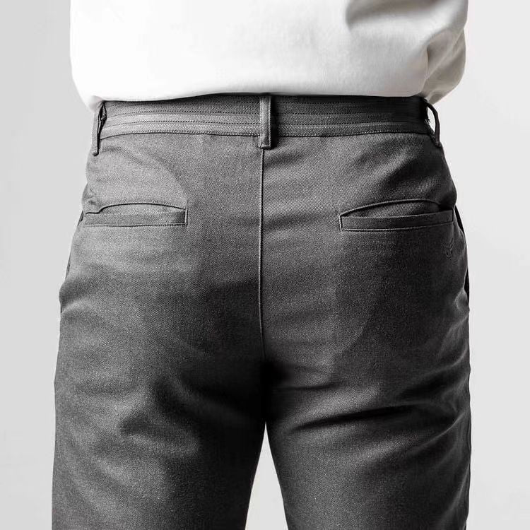 Heren Chino Broek Voor Lente En Herfst Met Stretch, Tapered Fit En Ademend Ontwerp