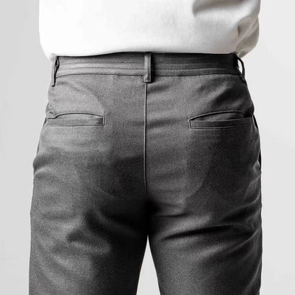 Heren Chino Broek Voor Lente En Herfst Met Stretch, Tapered Fit En Ademend Ontwerp