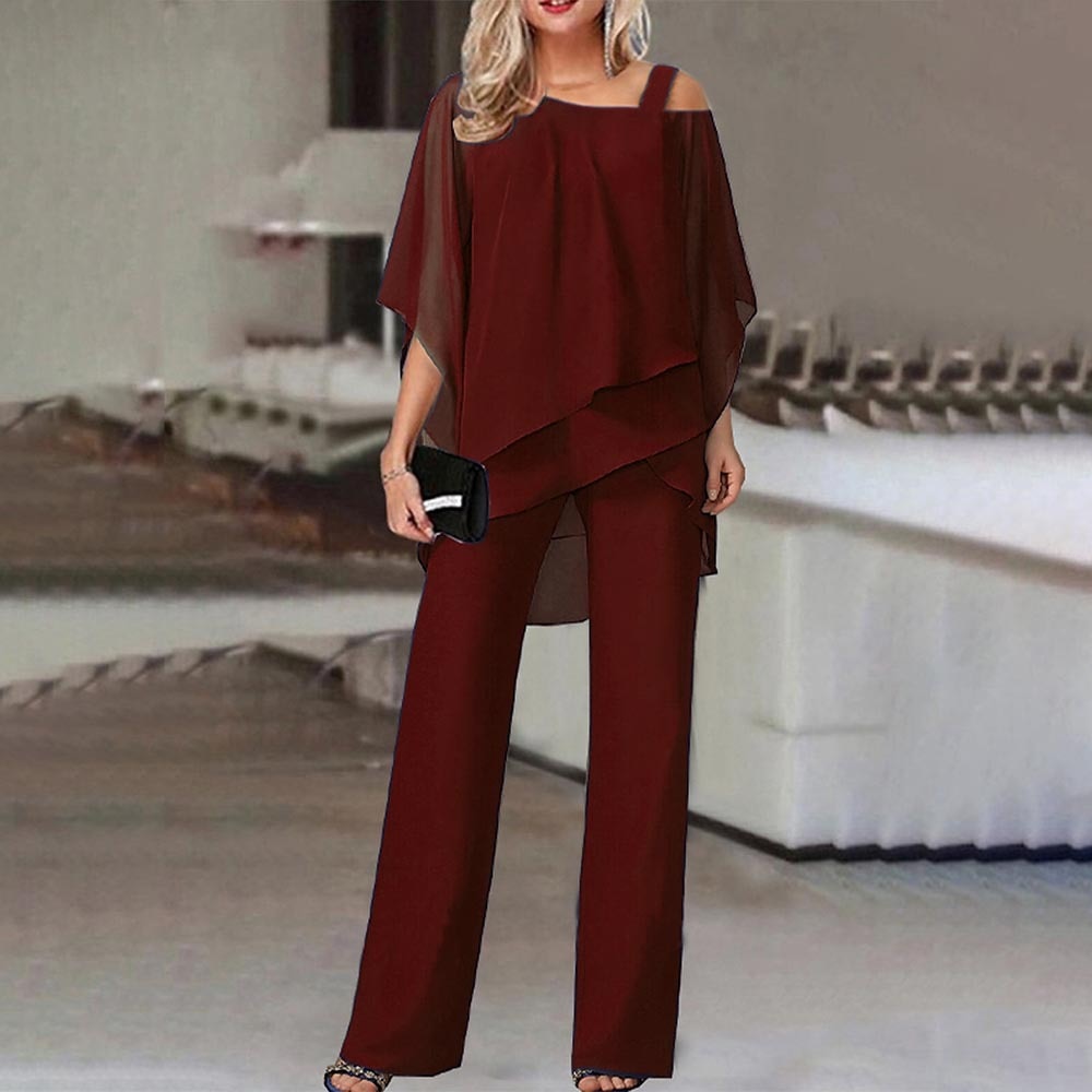 Dames Zomerset met Cold Shoulder en Zwierige Pasvorm