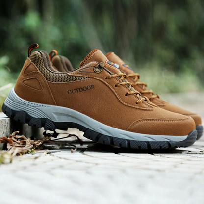 Heren Wandelschoenen Met Schokdempende Zool, Ademend Ontwerp En Ondersteunende Pasvorm