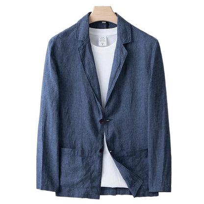 Heren Zomerse Tweedelige Set Losse Pasvorm Top Met Gespsluiting En Broek