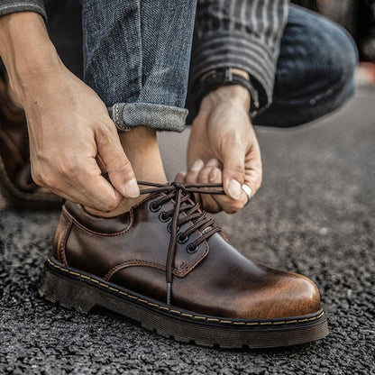 Heren Nette Schoenen Met Antislip Zool En Gestructureerd Bovenwerk