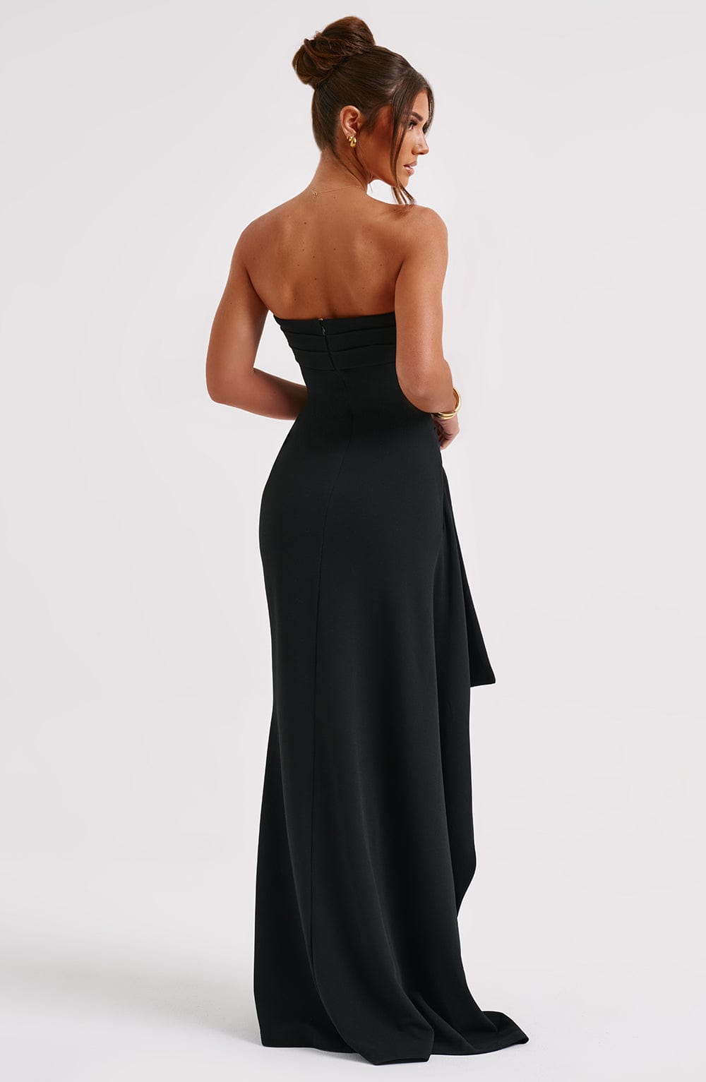 Dames Formele Maxi-jurk met Strakke Lijn en Getailleerde Taille